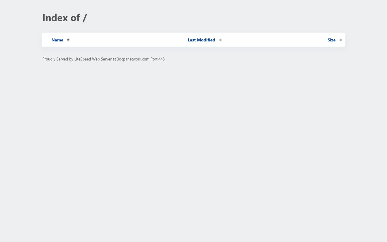 3dcpanetwork website screenshot