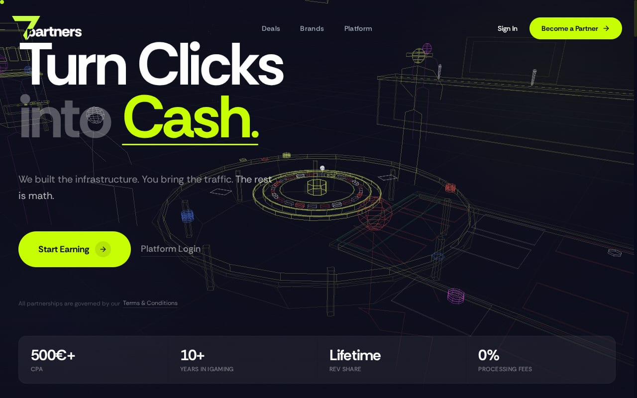 7.partners website screenshot