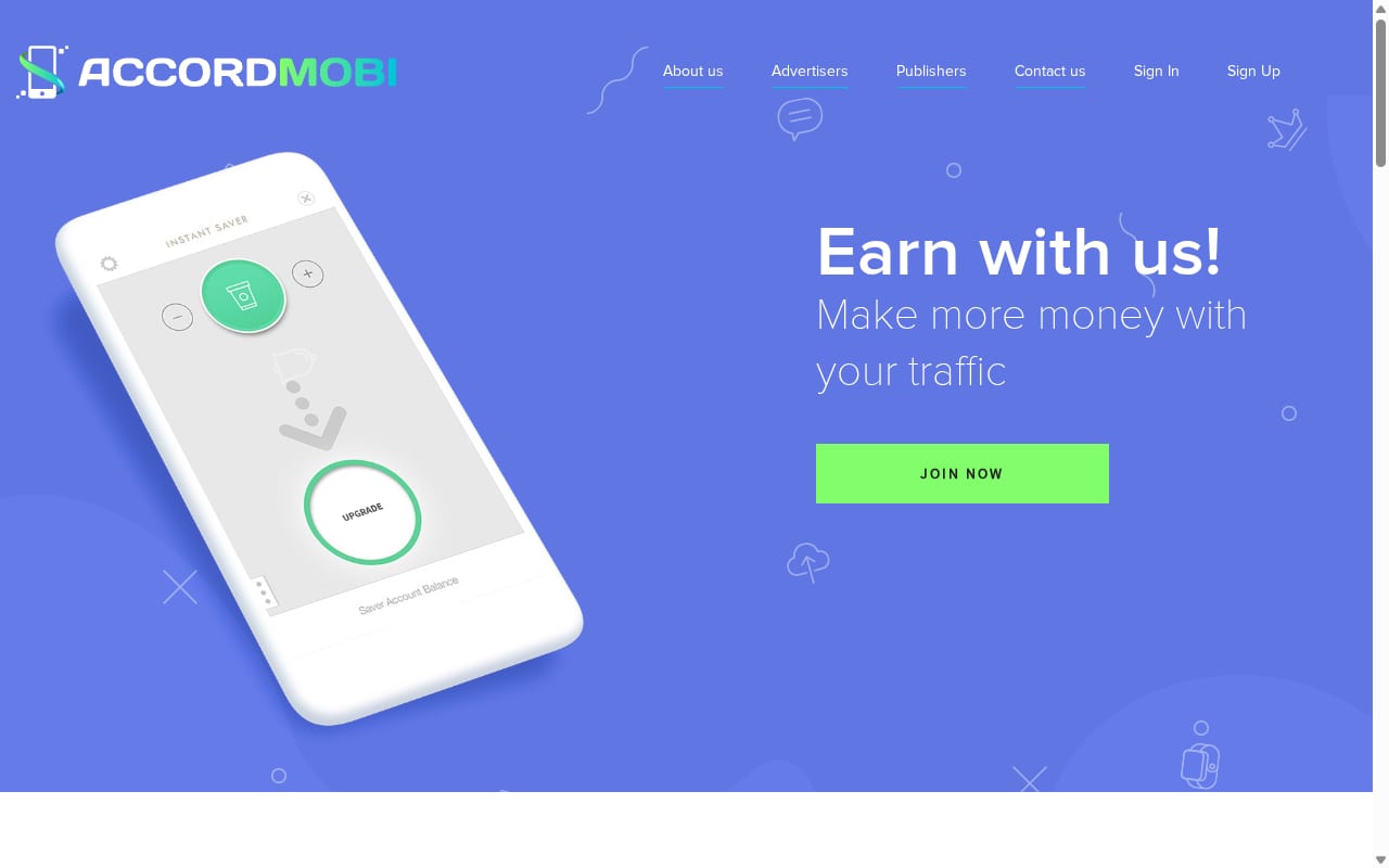Accordmobi website screenshot