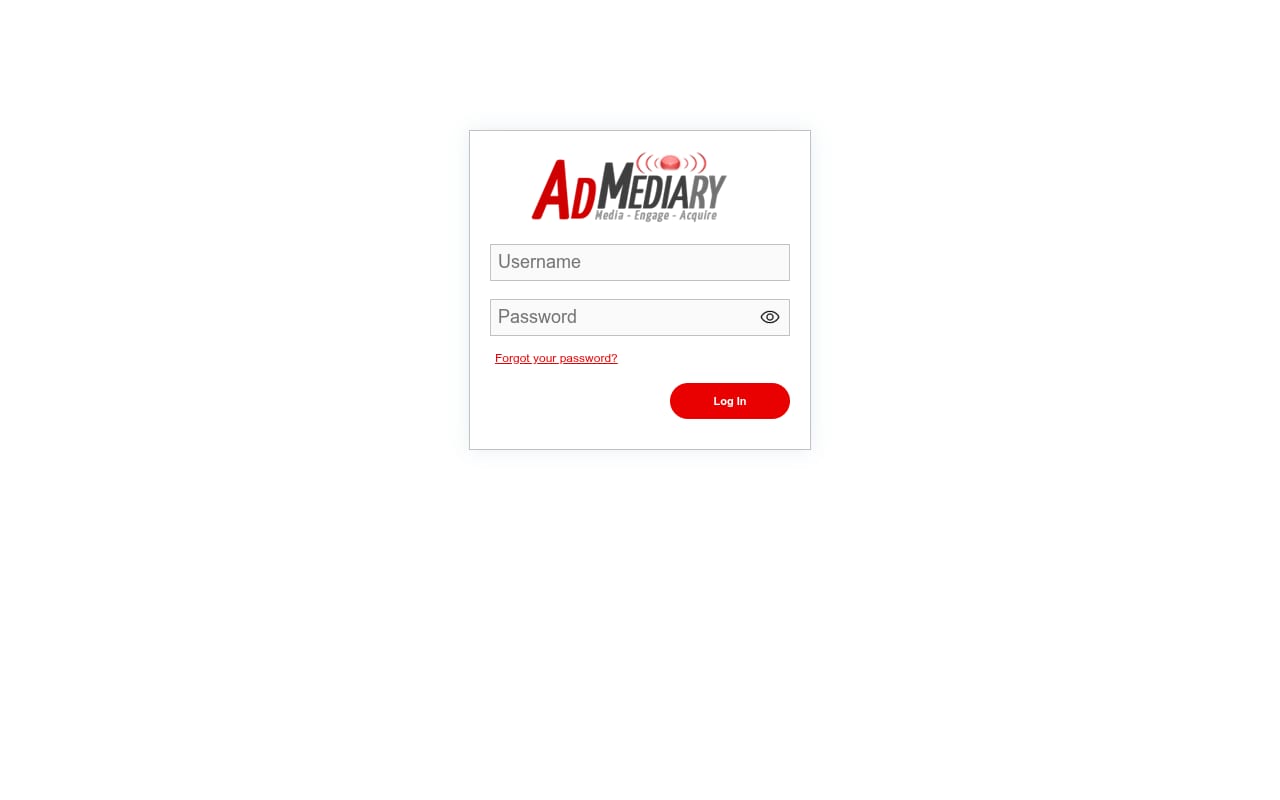 AdMediary website screenshot