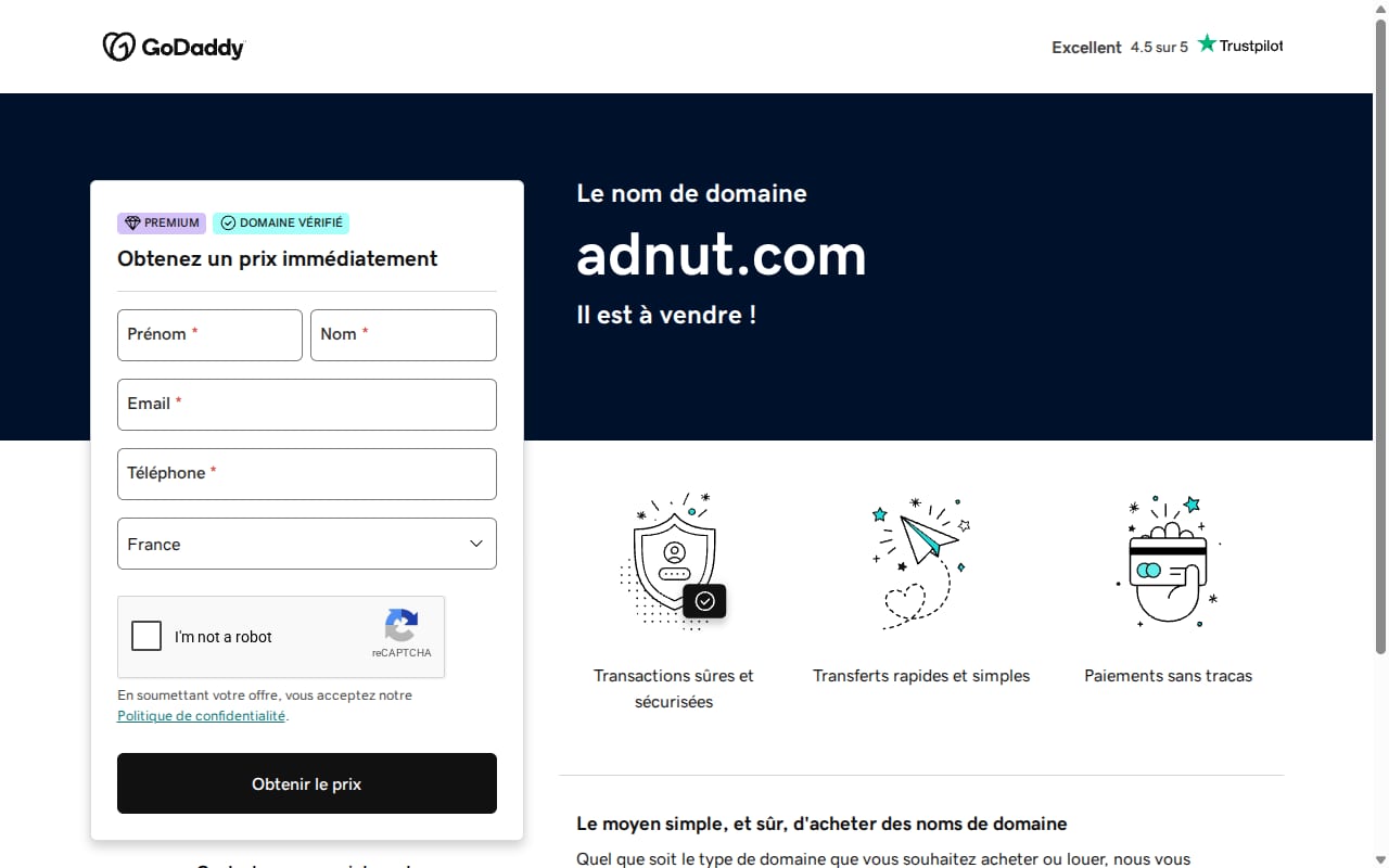 AdNut 網站截圖
