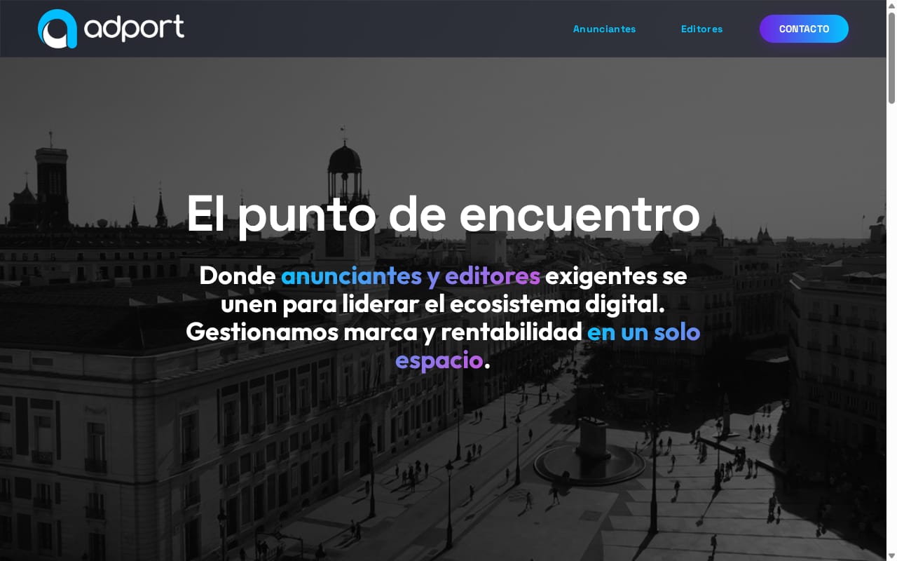 Adport 網站截圖