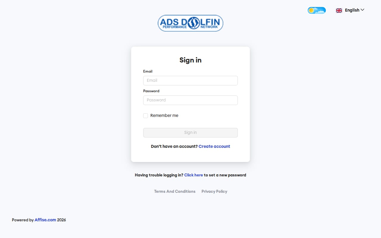 Adsdolfin website screenshot