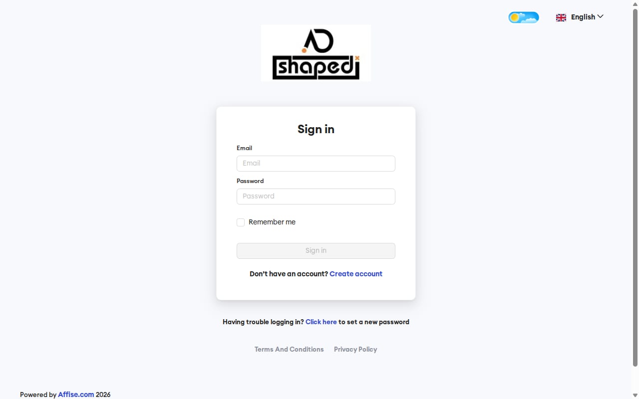 AdShaped website screenshot