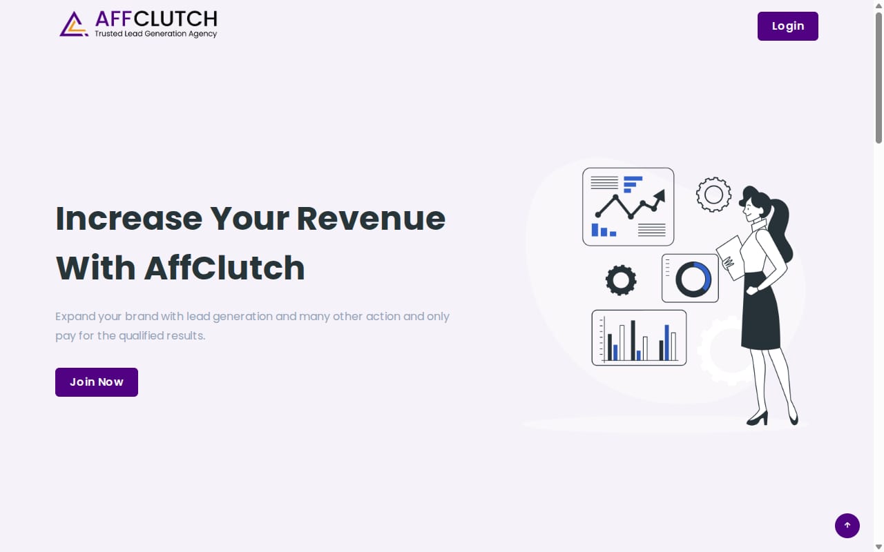 AffClutch website screenshot
