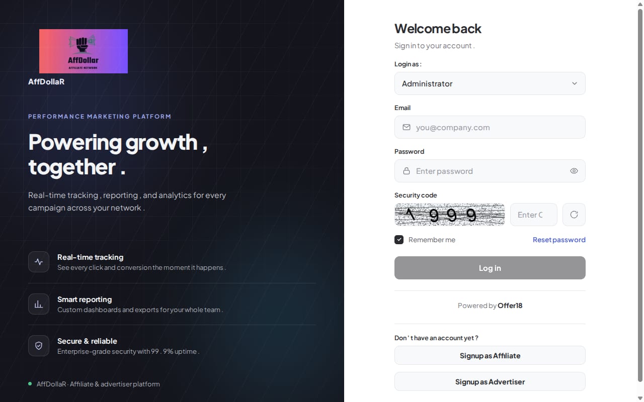 AffDollar website screenshot