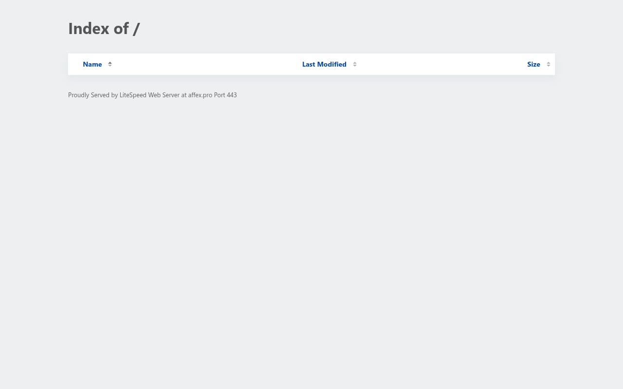 AffeX website screenshot