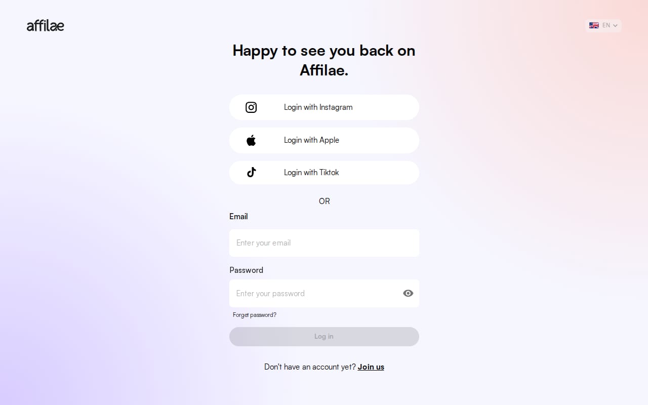 Affilae website screenshot