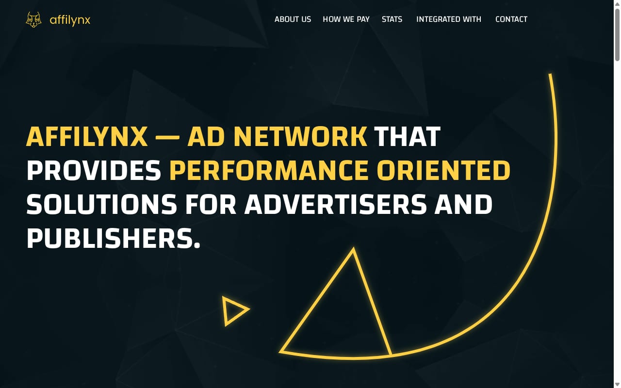 Affilynx website screenshot