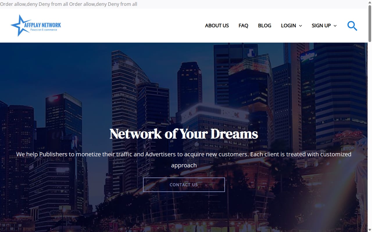 AffPlay website screenshot