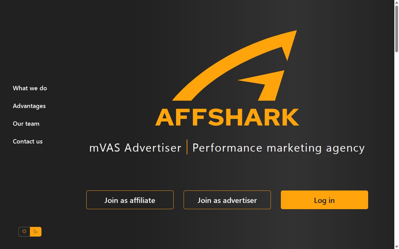 Affshark 網站截圖