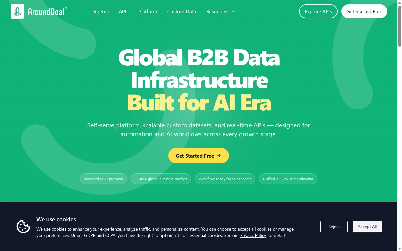 AroundDeal Affiliate Programme website screenshot