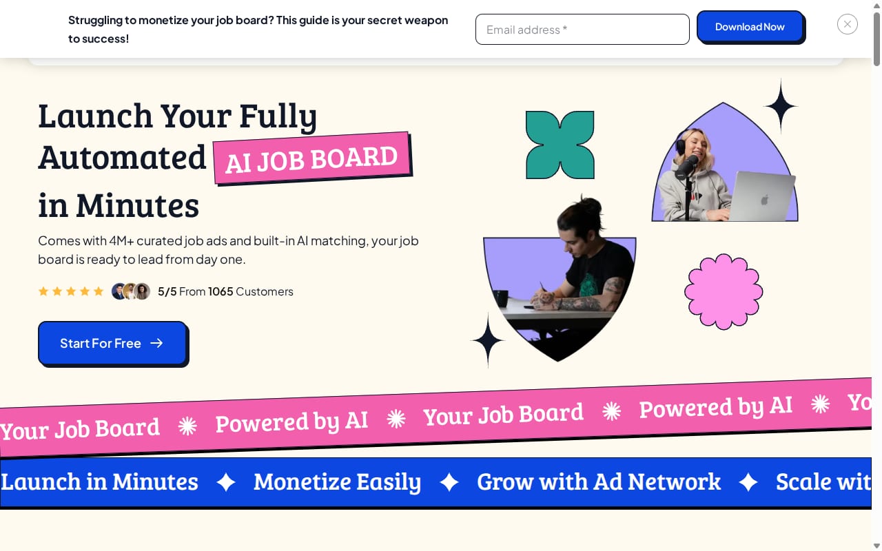 Artha Partner Program website screenshot