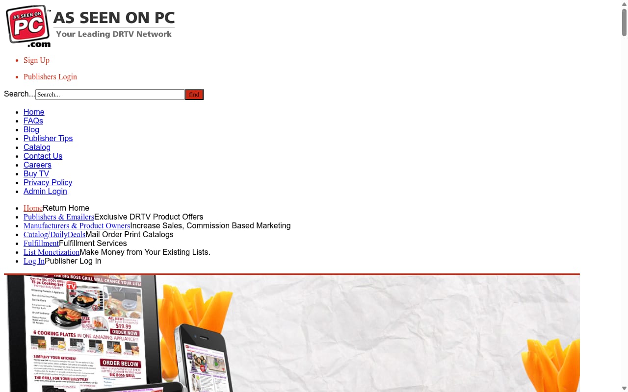 AsSeenOnPC Network 網站截圖