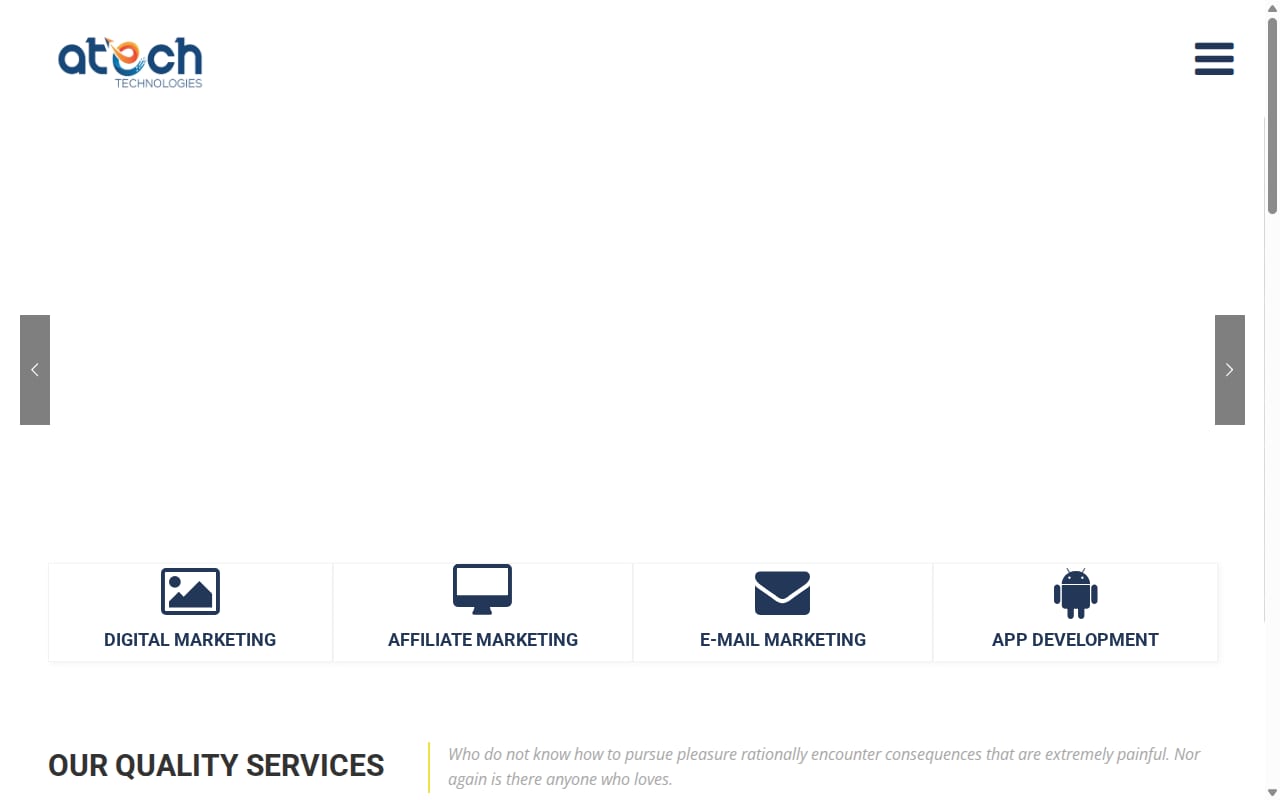 ATech Technologies website screenshot