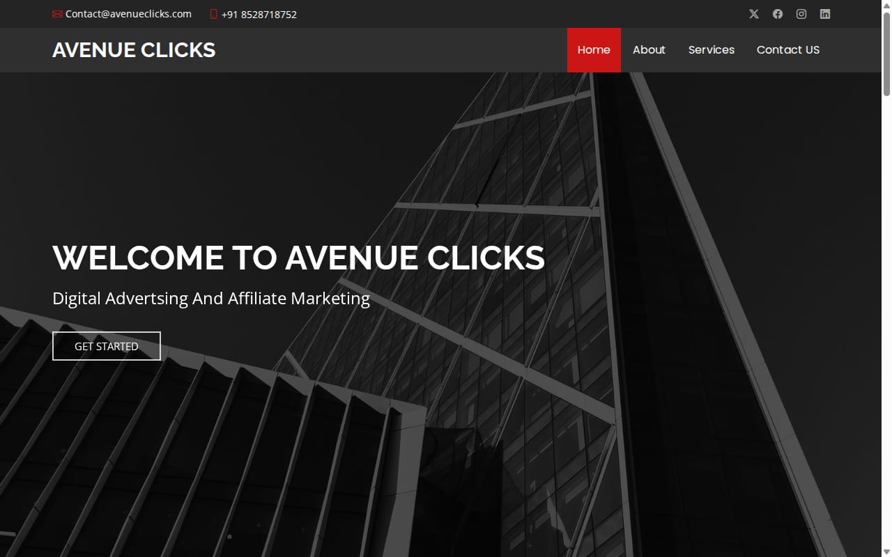 Avenueclicks 網站截圖