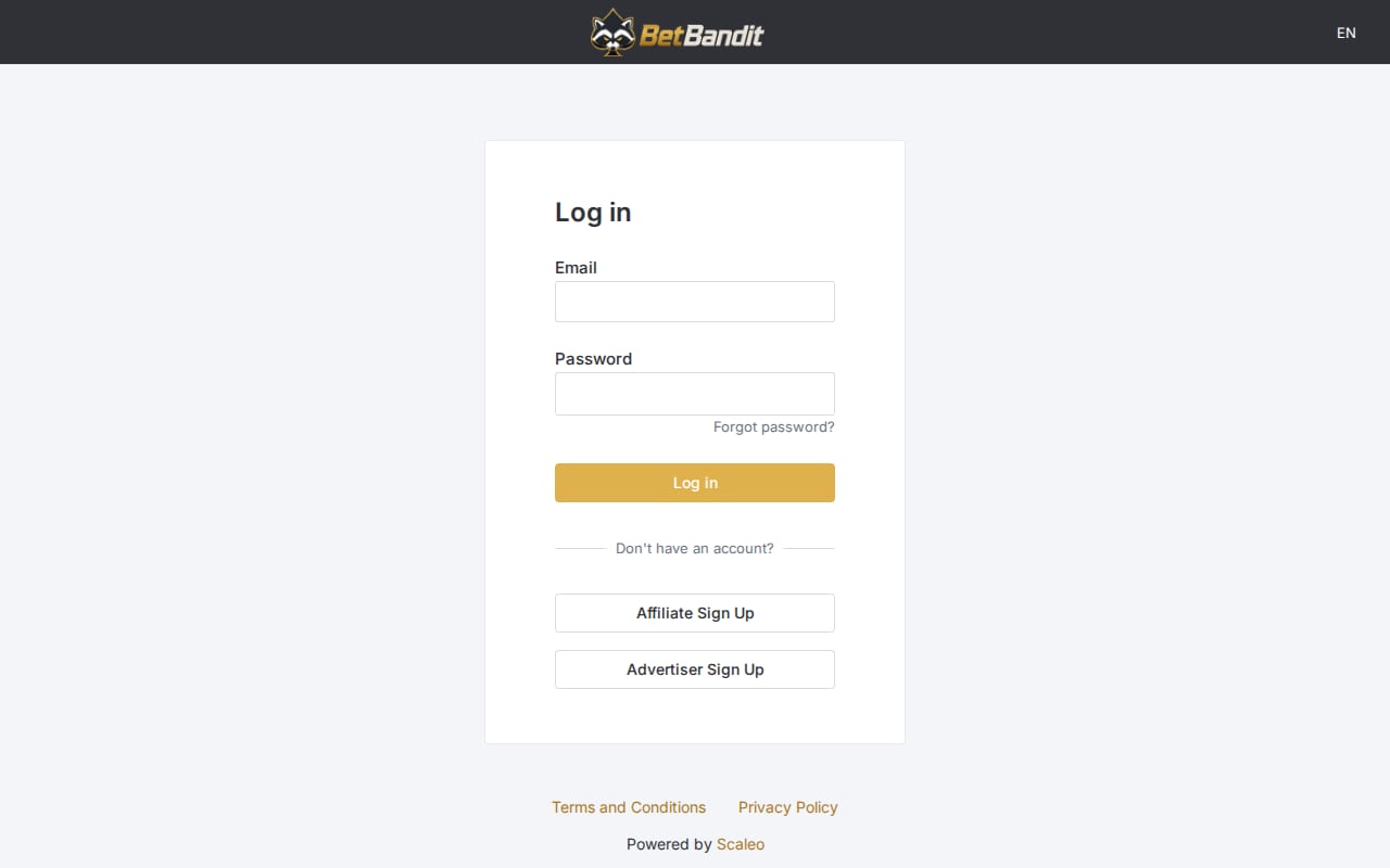 BetBandit 網站截圖