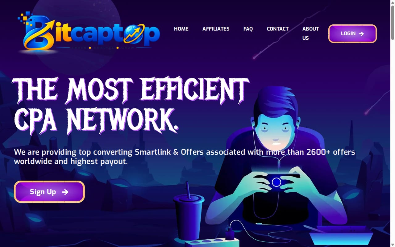 BitCapTop website screenshot