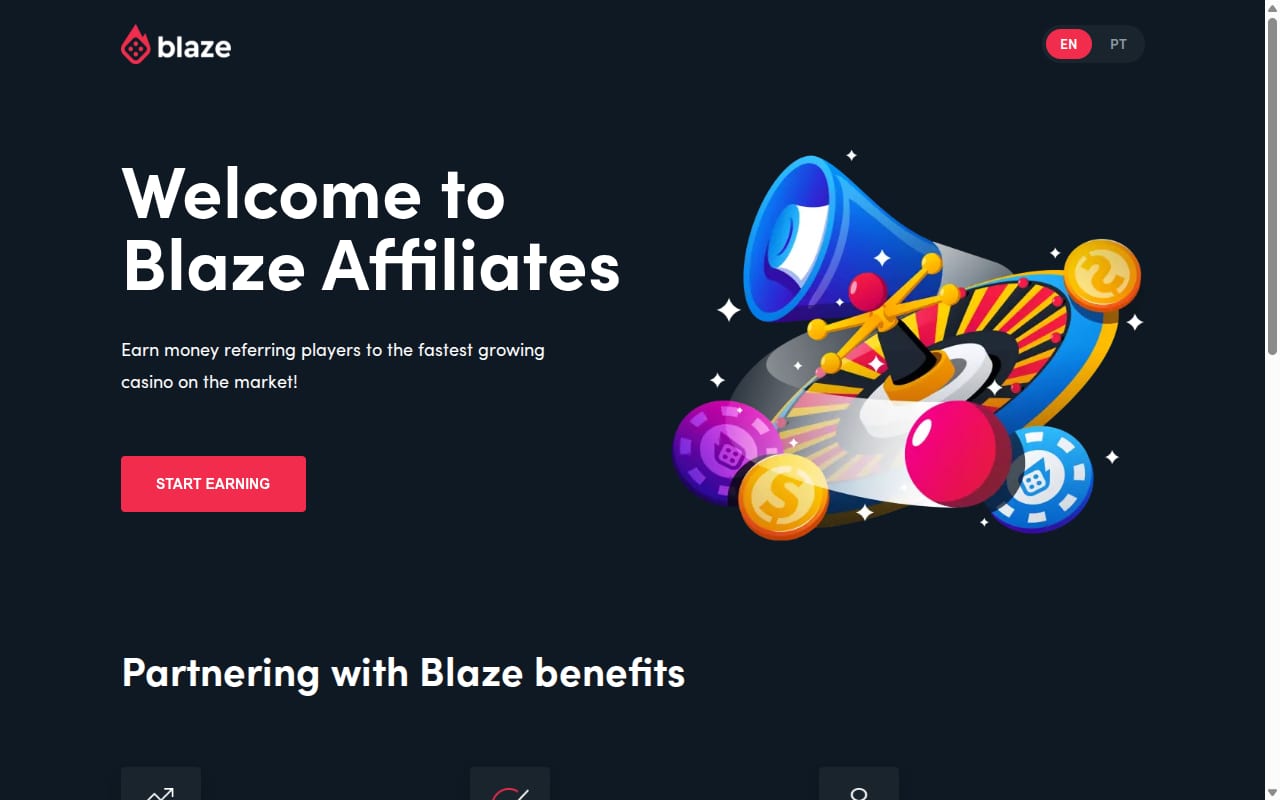 Blaze Partners website screenshot