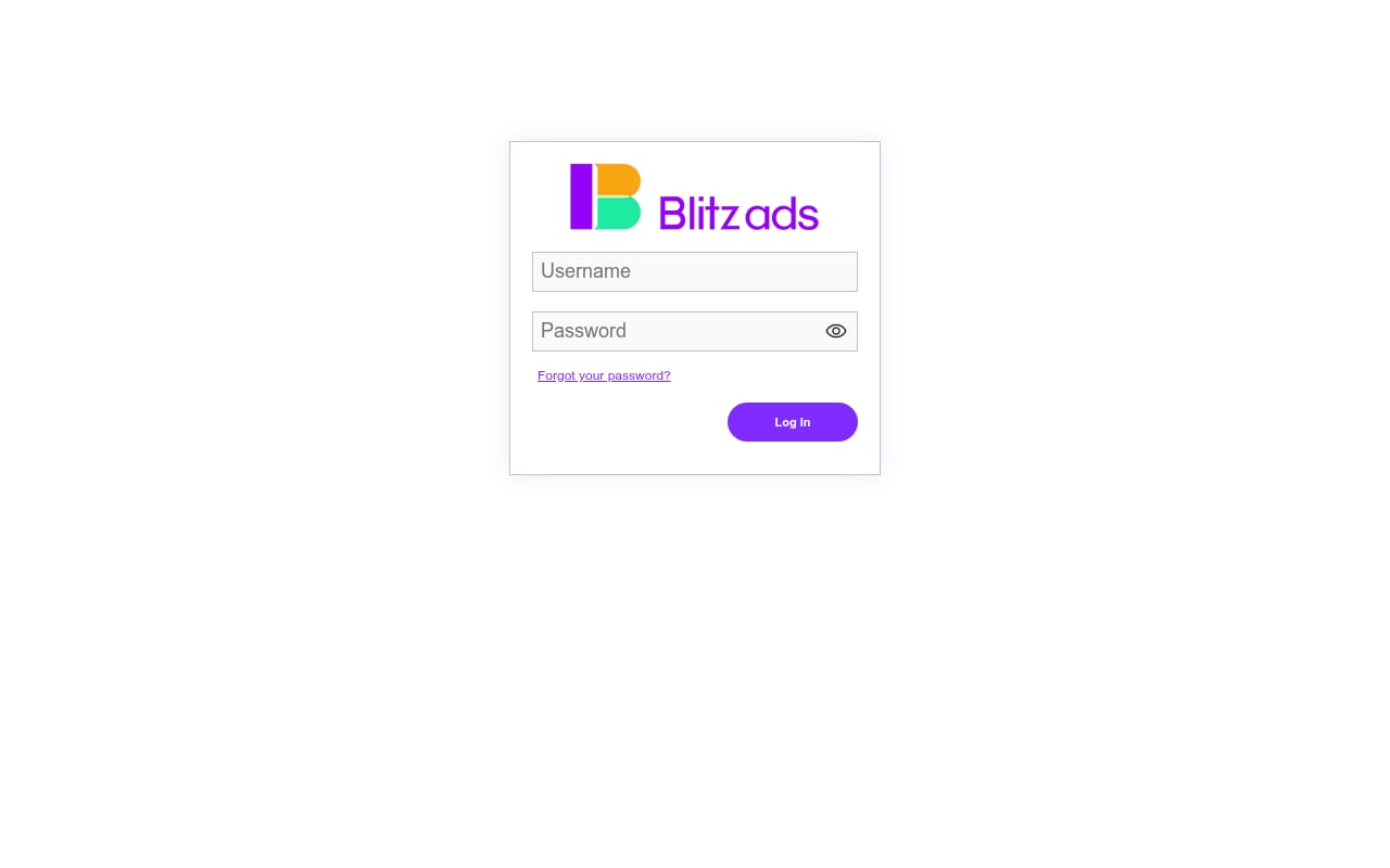 BlitzAds Group 網站截圖