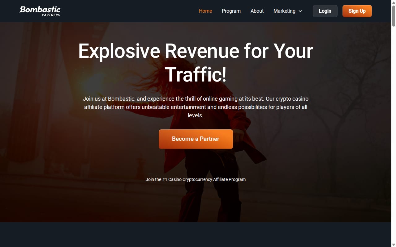Bombastic Partners website screenshot