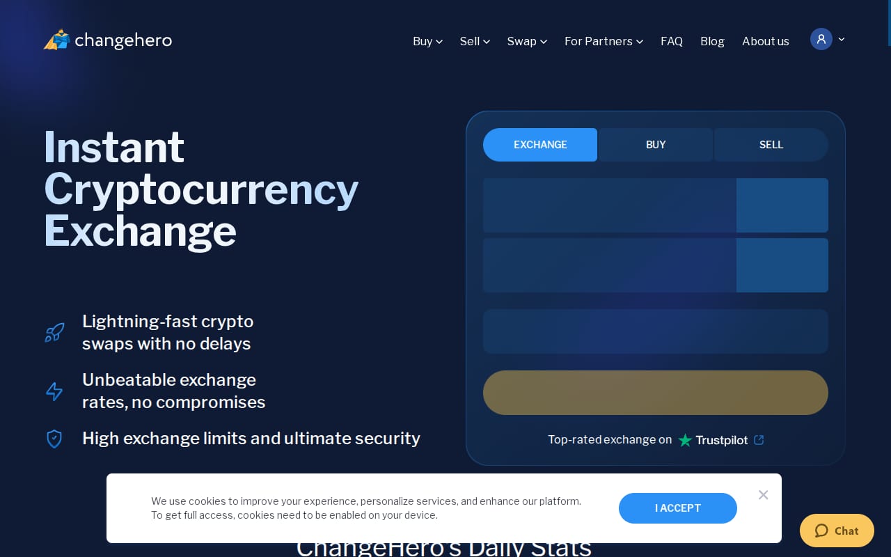 ChangeHero Affiliate Program 網站截圖