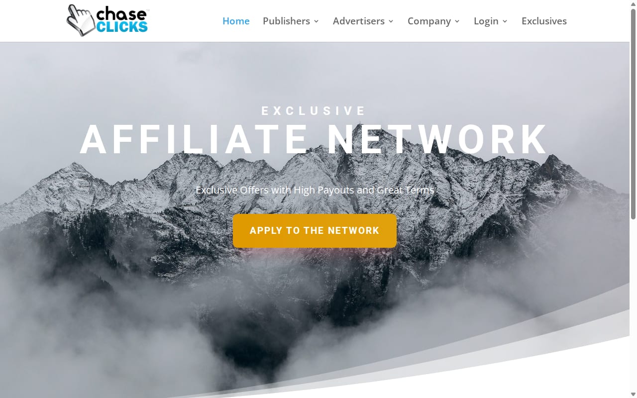 Chase Clicks website screenshot