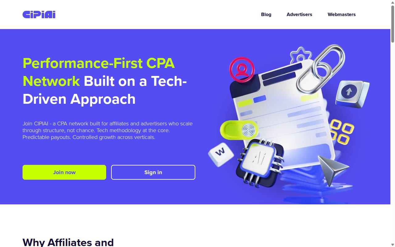 CIPIAI website screenshot