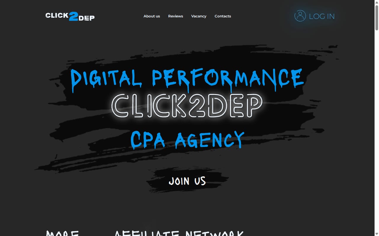 Click2Dep 網站截圖