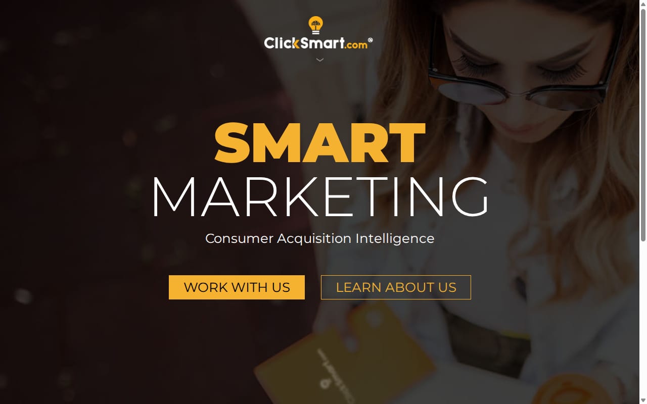 ClickSmart website screenshot