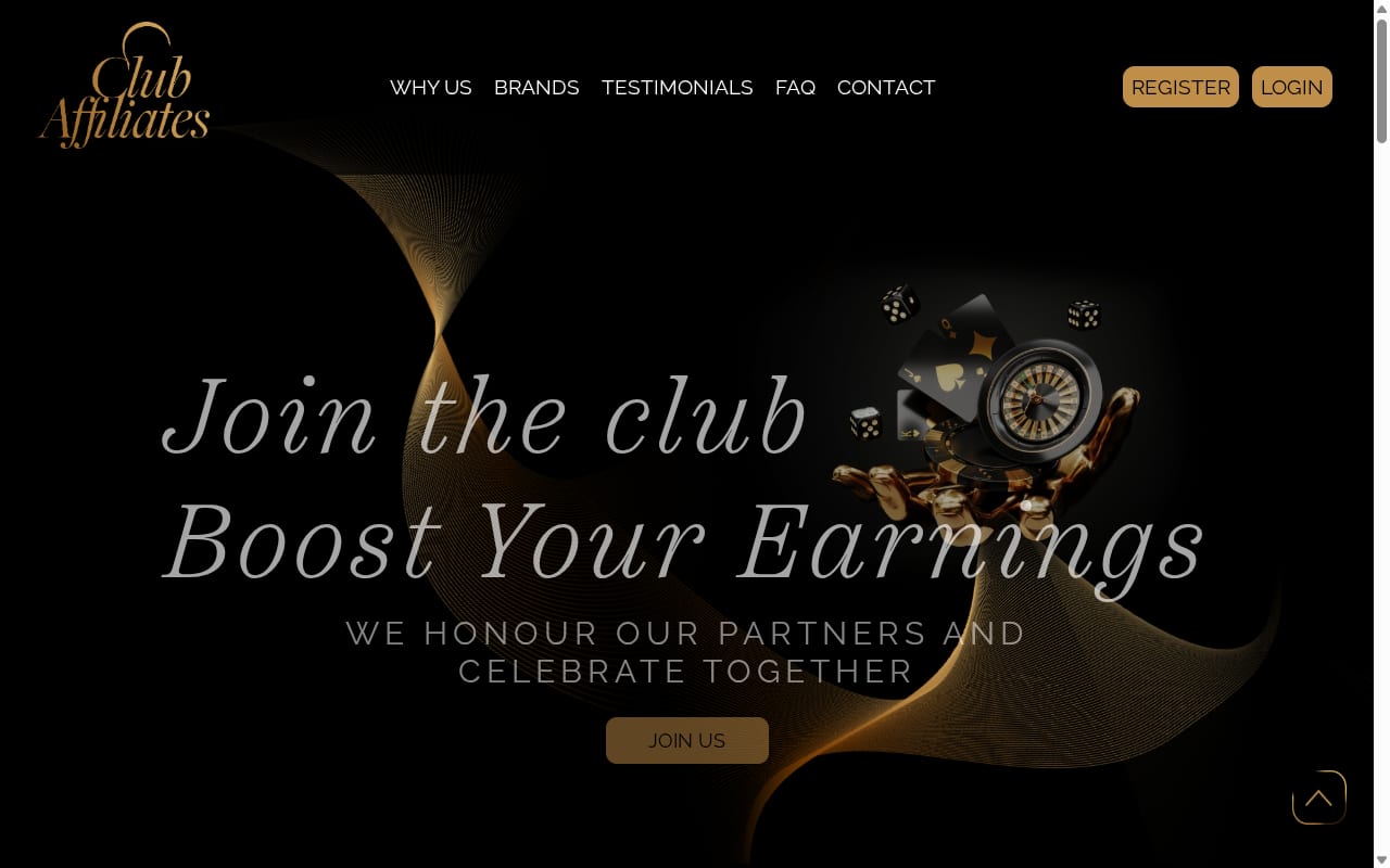 Club Affiliates 網站截圖