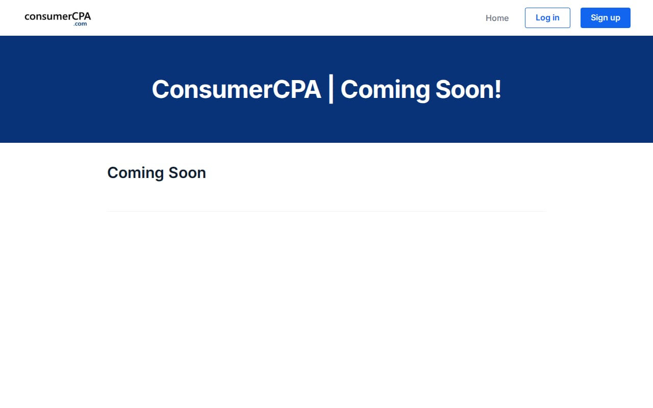 ConsumerCPA 網站截圖