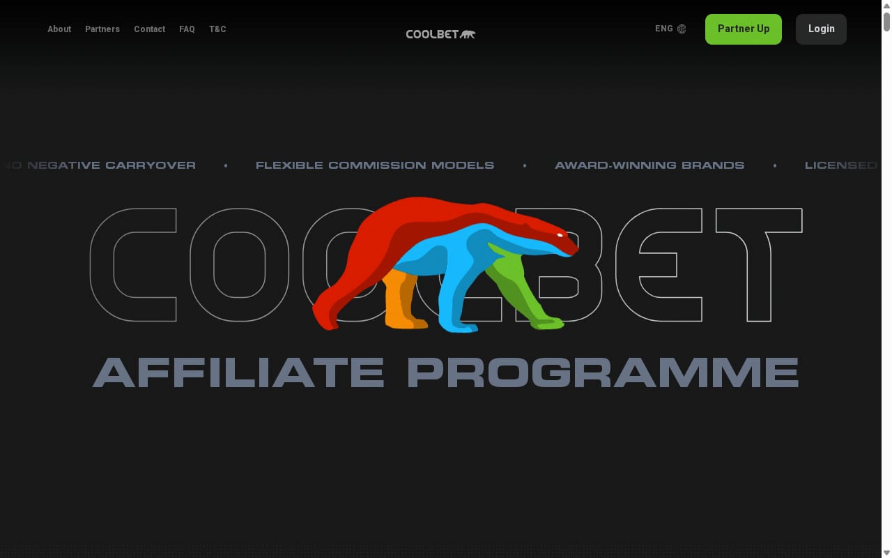 Coolbet Partners website screenshot