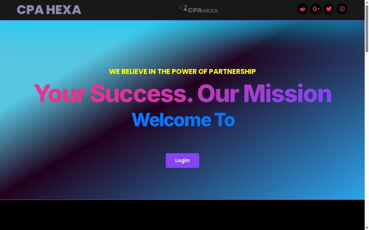 Cpa Hexa 網站截圖
