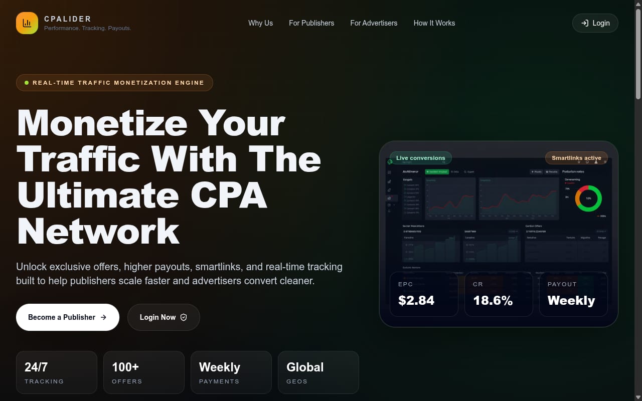 CPA Lider website screenshot