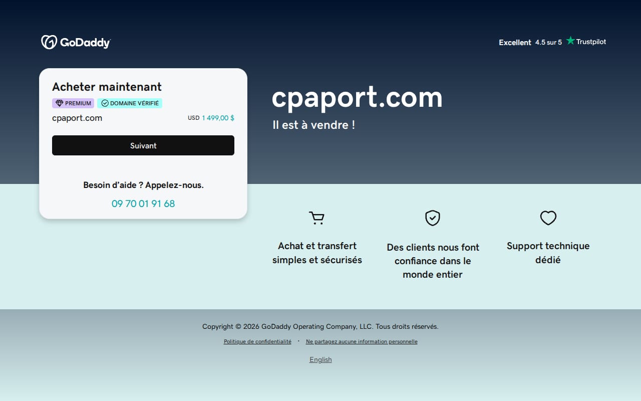 CPAport website screenshot