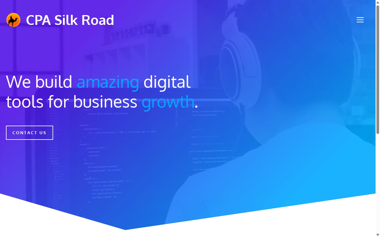 Cpasilkroad website screenshot