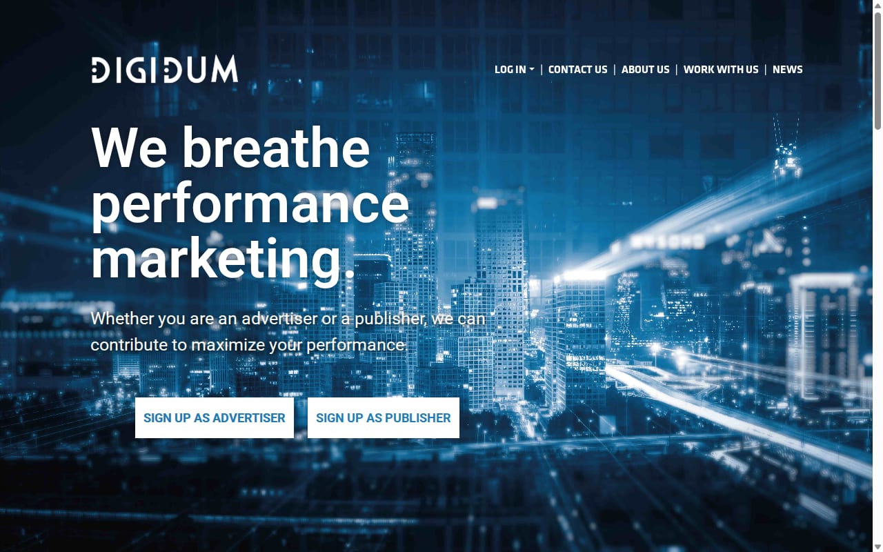 Digidum website screenshot