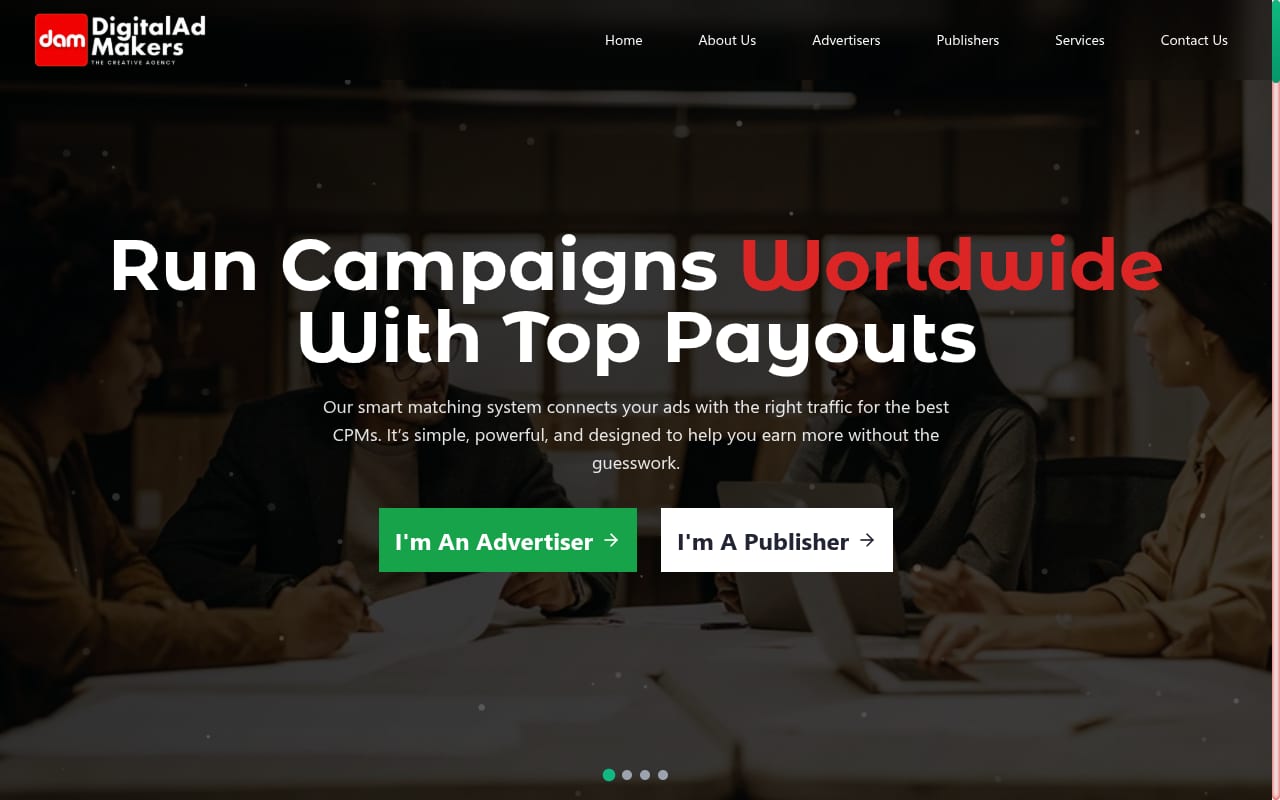 DigitalAdMakers website screenshot
