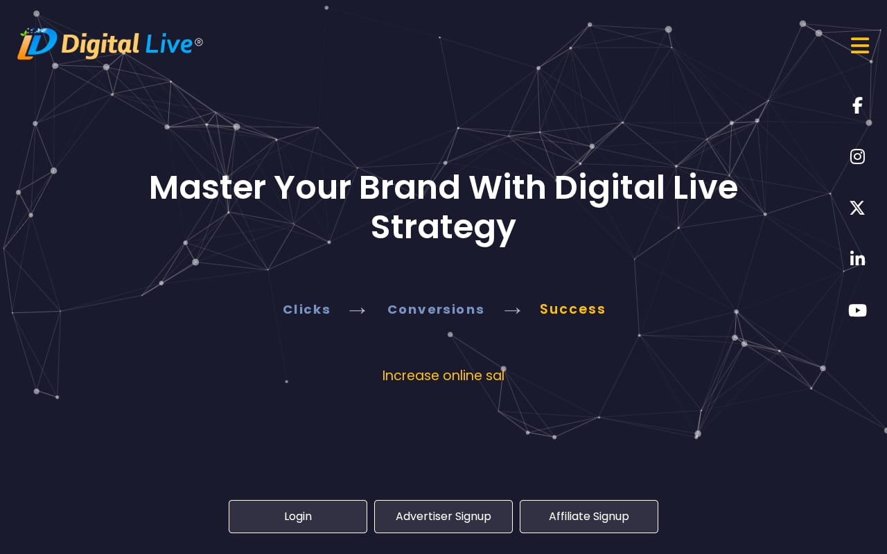 Digital Live 網站截圖