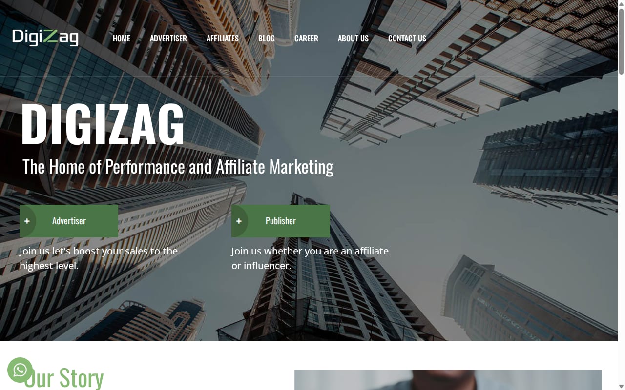 DigiZag 網站截圖