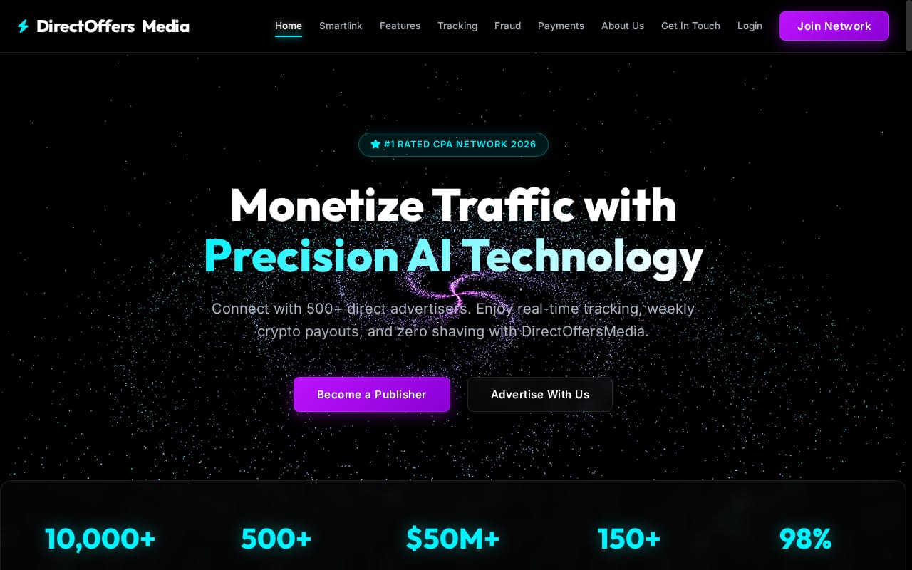 Direct Offers Media website screenshot