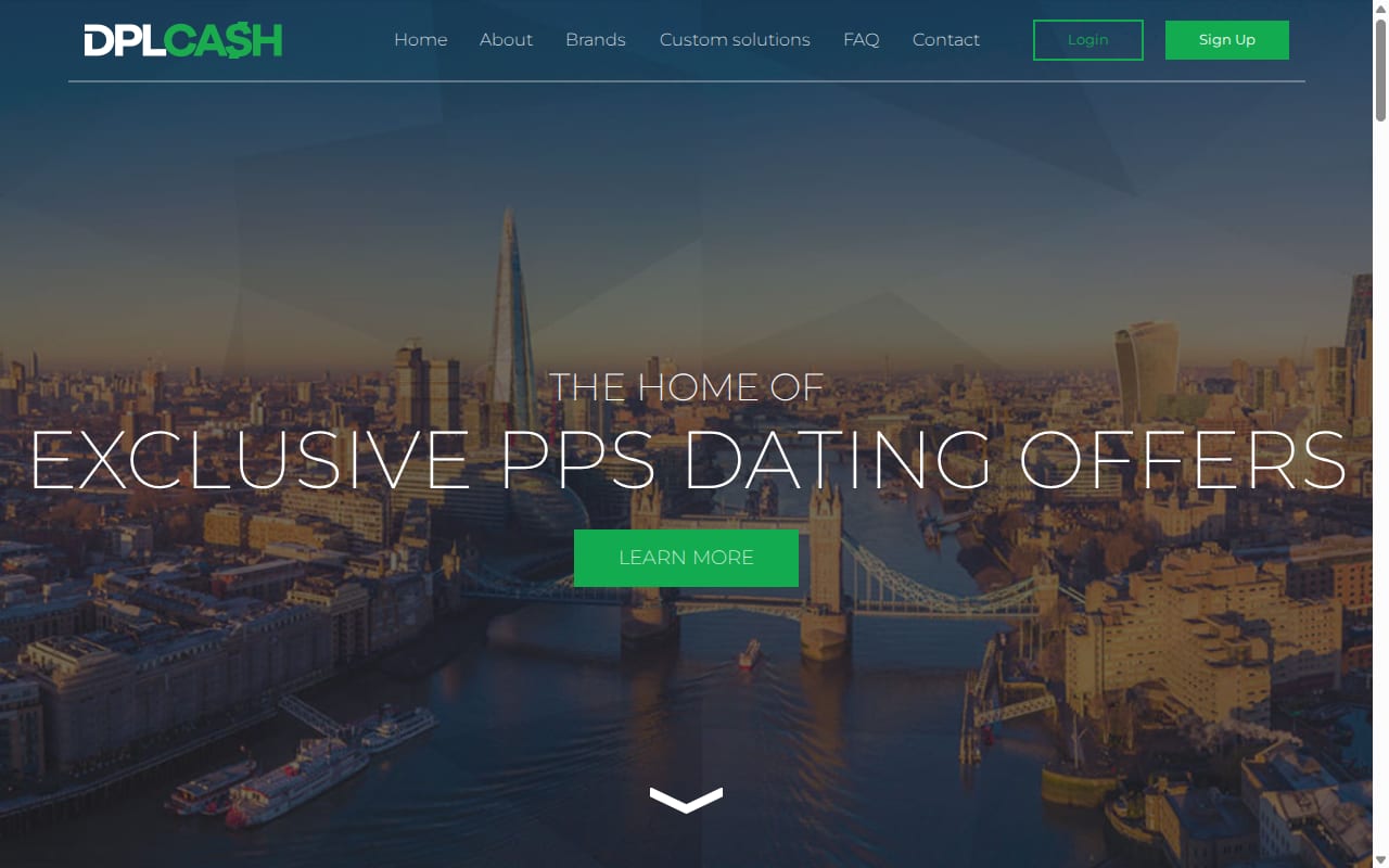 DPLCash website screenshot