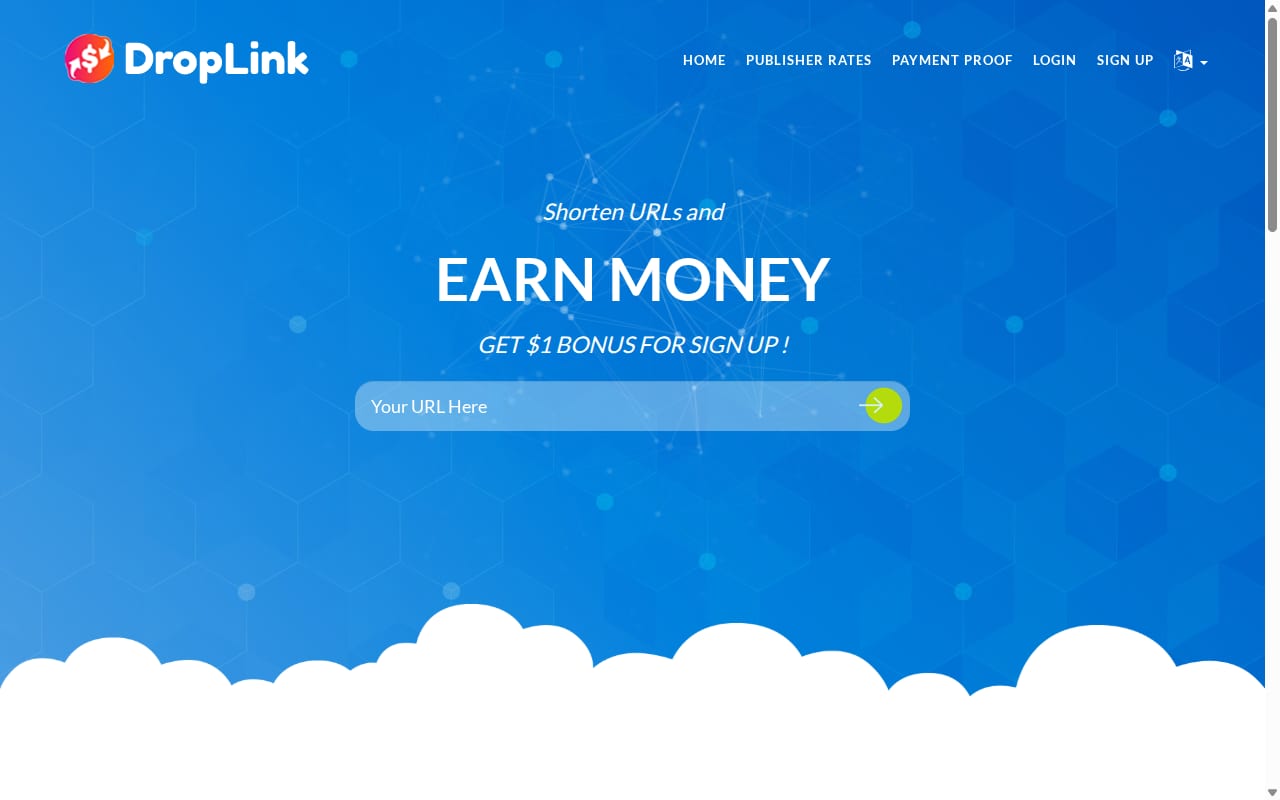 DropLink.Co website screenshot