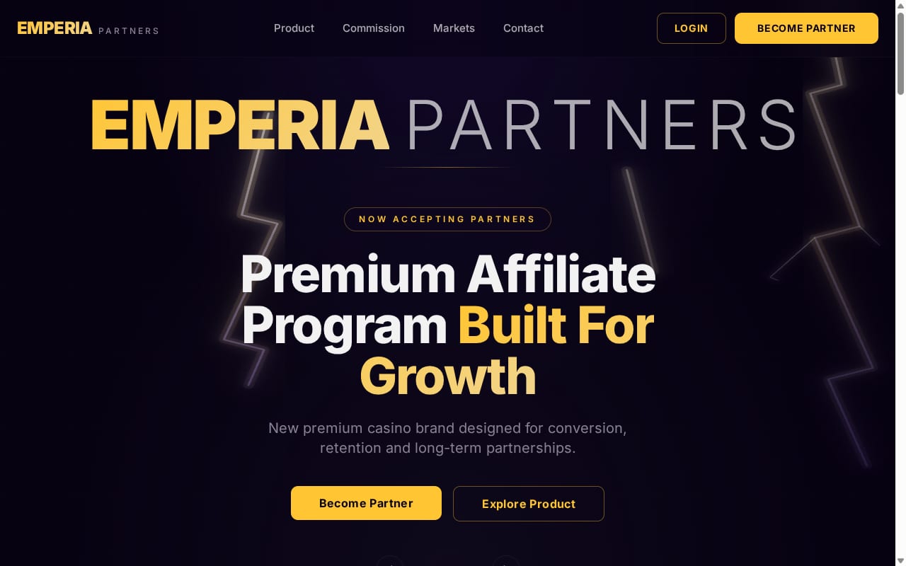 Emperia Partners 網站截圖