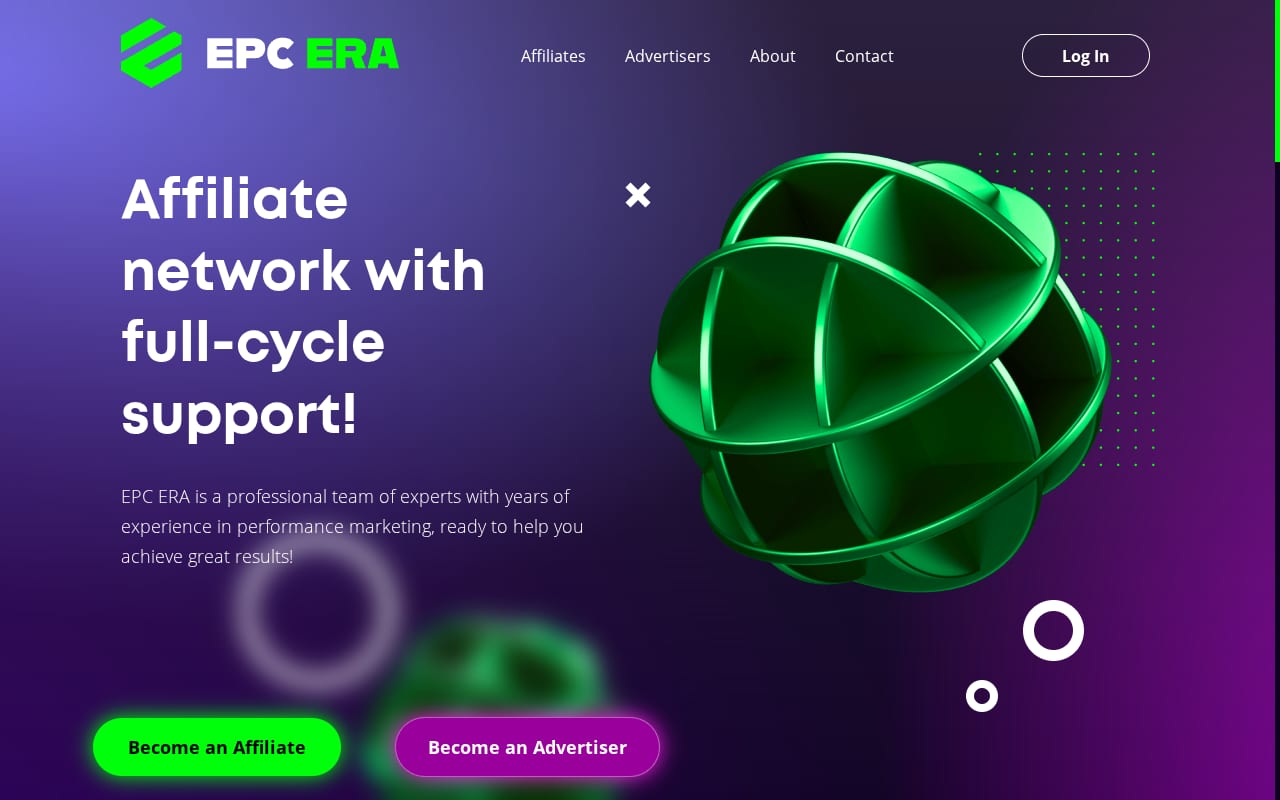 EPC ERA website screenshot
