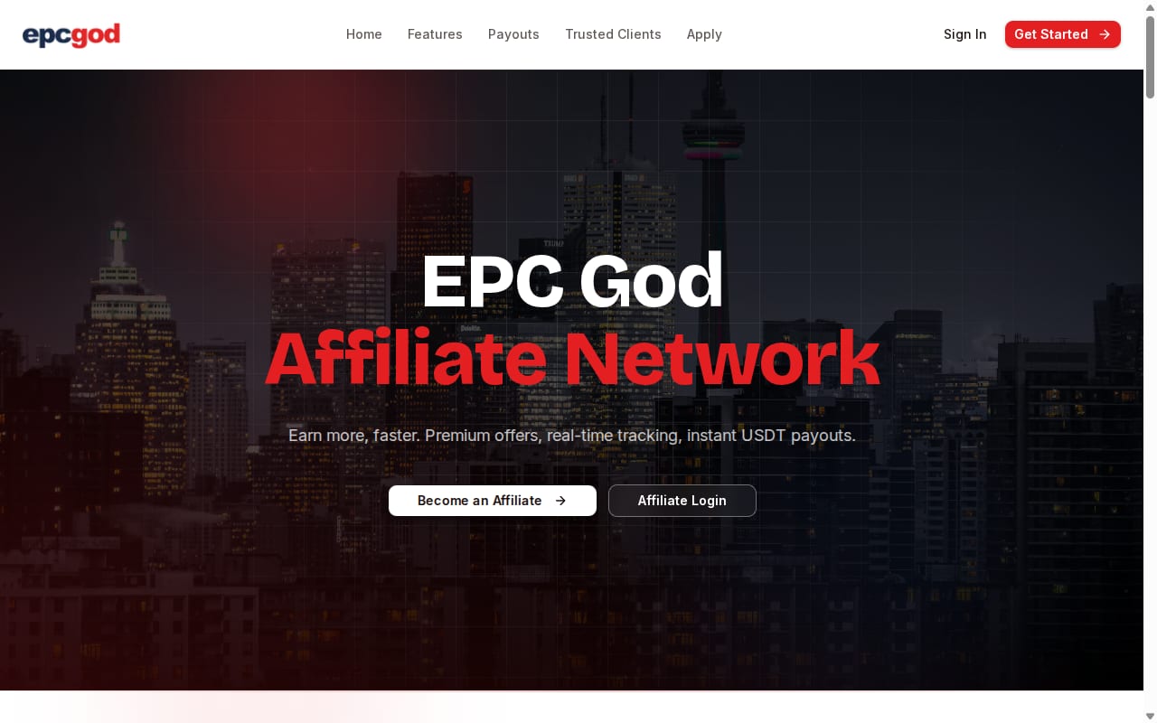 EpcGod website screenshot