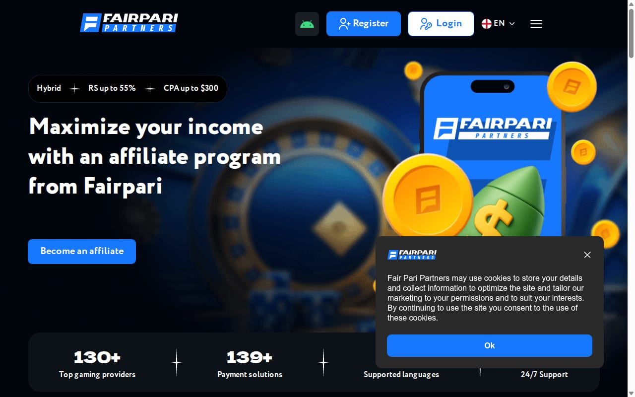 Fairpari Partners 網站截圖