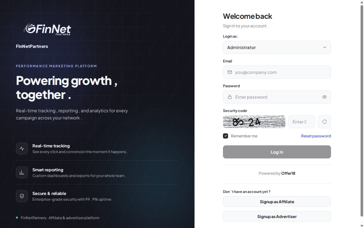 FinNet Partners website screenshot