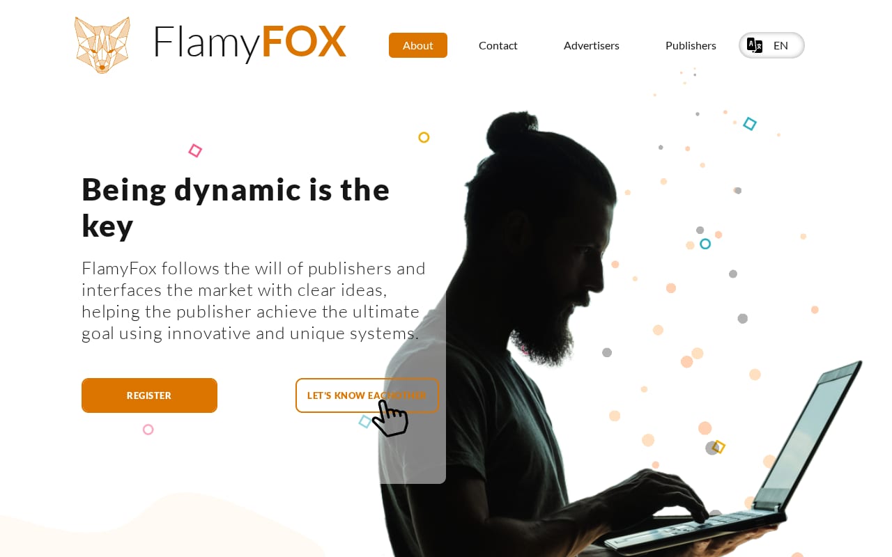 FlamyFOX website screenshot